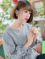 カバーヘア ブリス 戸田公園西口店(COVER HAIR bliss) 大人かわいいシースルー前髪前下がりボブh2戸田公園20代30代40代