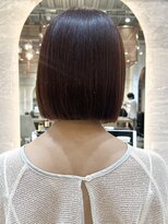 ロンド エスポワール 錦糸町(Lond espoir)&nbsp;アッシュミルクティー前髪パーマボブ【ボブ/縮毛矯正/北澤華】