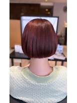 オルメント 天満 南森町(ORL'MENT)&nbsp;20代30代40髪質改善ナチュラルボブ透明感 ピンクアッシュ