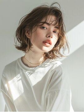 エレノア 梅田店(Eleanor) イメチェンこなれミディ結べるボブ前髪切りっぱなしボブ大阪