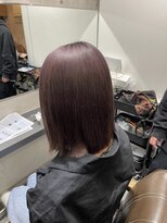 ラフ 難波店(LAFF) #黒髪#ボブルフ#ネビージュ#小顔#ワンレン