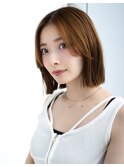 20代30代大人かわいいナチュラル暗髪エアーストレートヘア