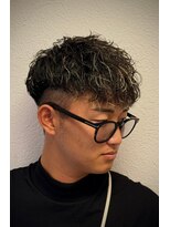 ヒロギンザ 仙台本店(HIRO GINZA)&nbsp;仙台スペインカール　フェード　ホワイトメッシュ