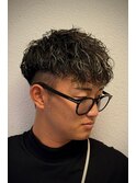 仙台スペインカール フェード ホワイトメッシュ