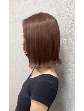 アヴァンス 西田辺(AVANCE.) 外ハネボブオレンジカラー