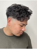 スパイラルパーマハーフバック