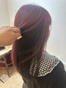 ヘアーサロン リアン 熊谷2号店(hair salon Rien) 逆インナーカラー
