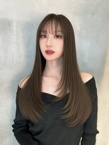 ロンドアリシア 金山(Lond Alexia)&nbsp;イヤリングカラー 縮毛矯正 韓国風 ダブルカラー 髪質改善5124