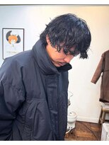 コラン 中目黒(collan) メンズバングありニュアンスパーマ