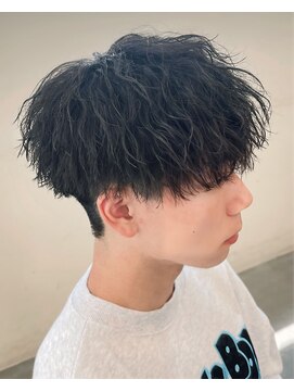 バース バイ ハピネス(BIRTH by happiness) 奈良men's縦落ちツイストスパイラルパーマ