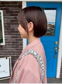 顔まわりレイヤー×コンパクトボブ