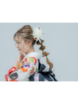 成人式、卒業式、七五三、様々なシーンに合わせたヘアセットをご提案☆