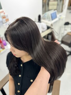 ハピネス 梅田茶屋町店(HAPPINESS) 韓国ヘア/レイヤー/顔周りカット/ブリーチなしカラー/髪質改善