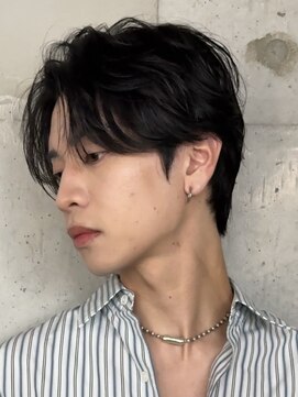 ガーデンタチカワネクスト(garden tachikawa next) センターパート/ニュアンスパーマ/毛流れパーマ/フェザーパーマ