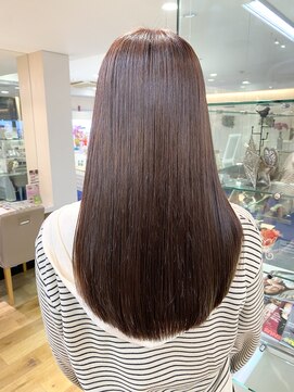 シーン(SCENE) 髪質改善/縮毛矯正/レイヤーカット/セミロング/伸ばしかけヘア