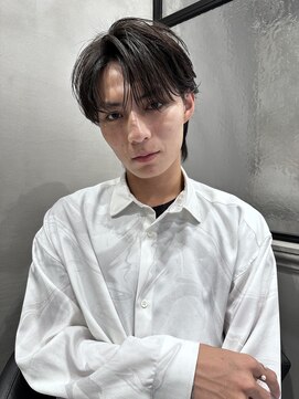 ロンドオム 池袋(Lond Homme) men's/メンズ/ダウンパーマ/黒染め/韓国/ブルーブラック/池袋