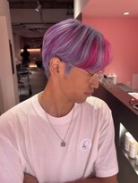 ダズリングディア(Dazzling Deer)&nbsp;水色／ピンク／デザインカラー／メンズ／ハイトーン／学割