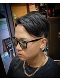 ツーブロックスキンフェード　新潟市バーバー　新潟市中央区女池