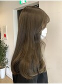 シアダブルカラーで叶う！やわらかいオリーブベージュカラー