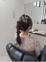 クロス ツー(COROSS2) お呼ばれヘア/結婚式ヘア/編みおろし/へアセット