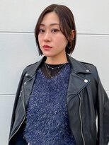 バランス ヘアーアンドアイラッシュ 野田店(balance.)&nbsp;切りっぱなしボブ