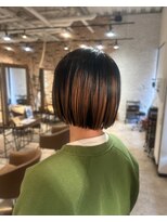 スペックホルダー(Spec Holder) ボブ×毛先カラー2.20似合わせカット