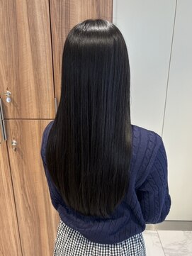 ガリカ 博多(Gallica) <ゲスト>縮毛矯正でつやつや黒髪ロング