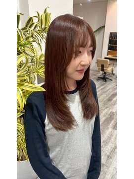 サロンド ベレーザ トータ(salao de beleza tota) ブリーチなしチェリーピンク×レイヤー