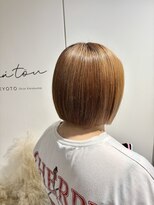 パトゥ 京都四条烏丸(patou) ハイトーン切りっぱなしボブ☆