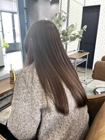 ネウィ 宮崎店(newi)&nbsp;透明感ショコラブラウン☆サラツヤストレートの極上艶髪ロング