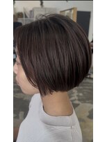ボンドヘアステージ 良福寺店(BOND hair stage)&nbsp;束感ショートボブで叶える大人のこなれヘア