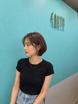 アース 熊本嘉島店(HAIR&MAKE EARTH)&nbsp;ショートボブ