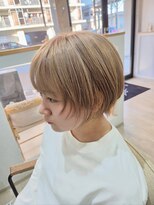 エメヘアデザイン ルイス(Aimer Hair Design Lewis)&nbsp;ワンブリーチで叶うライトベージュ◎