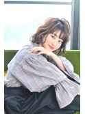 オン眉王道切りっぱなしボブ