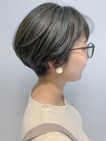 テトヘアー(teto hair) short(マッシュショート、オリーブグレー、マット、アッシュ)