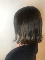 フィゼル 福島店(fizelle) きりっぱなし　ダークベージュ　原明日香