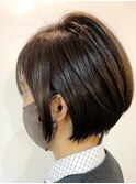 寝癖治して終わりのショート#朝ラク#時短#ショートカット#小顔