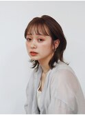 ウルフボブくびれミディ【韓国風バング】