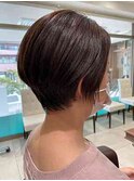 襟足スッキリショートボブ