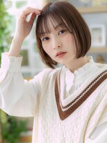 カバーヘア ブリス 上尾西口店(COVER HAIR bliss)&nbsp;インナーカラー小顔ワンカール前下がりボブa上尾20代30代40代