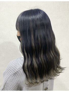 ヘアデザイン ファブロ(hair design FABRO.) ダークグレージュ×インナーベージュ♪