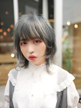 ドットハリス(.Hallis) ワンカール/ココアベージュ/ウルフレイヤー/20代30代40代