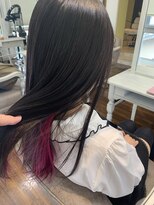 ジウ 上通り(JIU)&nbsp;10代20代30代大人可愛いゆるふわインナーピンク紫