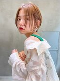 【kate 大宮】ピンクミルクティ×ウザバングショート