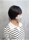 lond惇平　大人ガーリーショートグレージュカラープリカール
