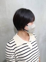 ロンドエニカ 大宮(Lond enika)&nbsp;lond惇平　大人ガーリーショートグレージュカラープリカール