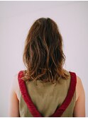 【瀬田◆エクファヘアリゾート】センターパート抜け感セミディ