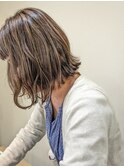 脱白髪染めボブ