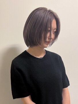 ヨー(Yoh-) 【マッシュボブ/星亘祐】グレージュ/顔まわりレイヤー