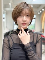 ロンドエニカ 大宮(Lond enika)&nbsp;切りっぱなしボブエアリーロング美髪ピンクブラウン[大宮]